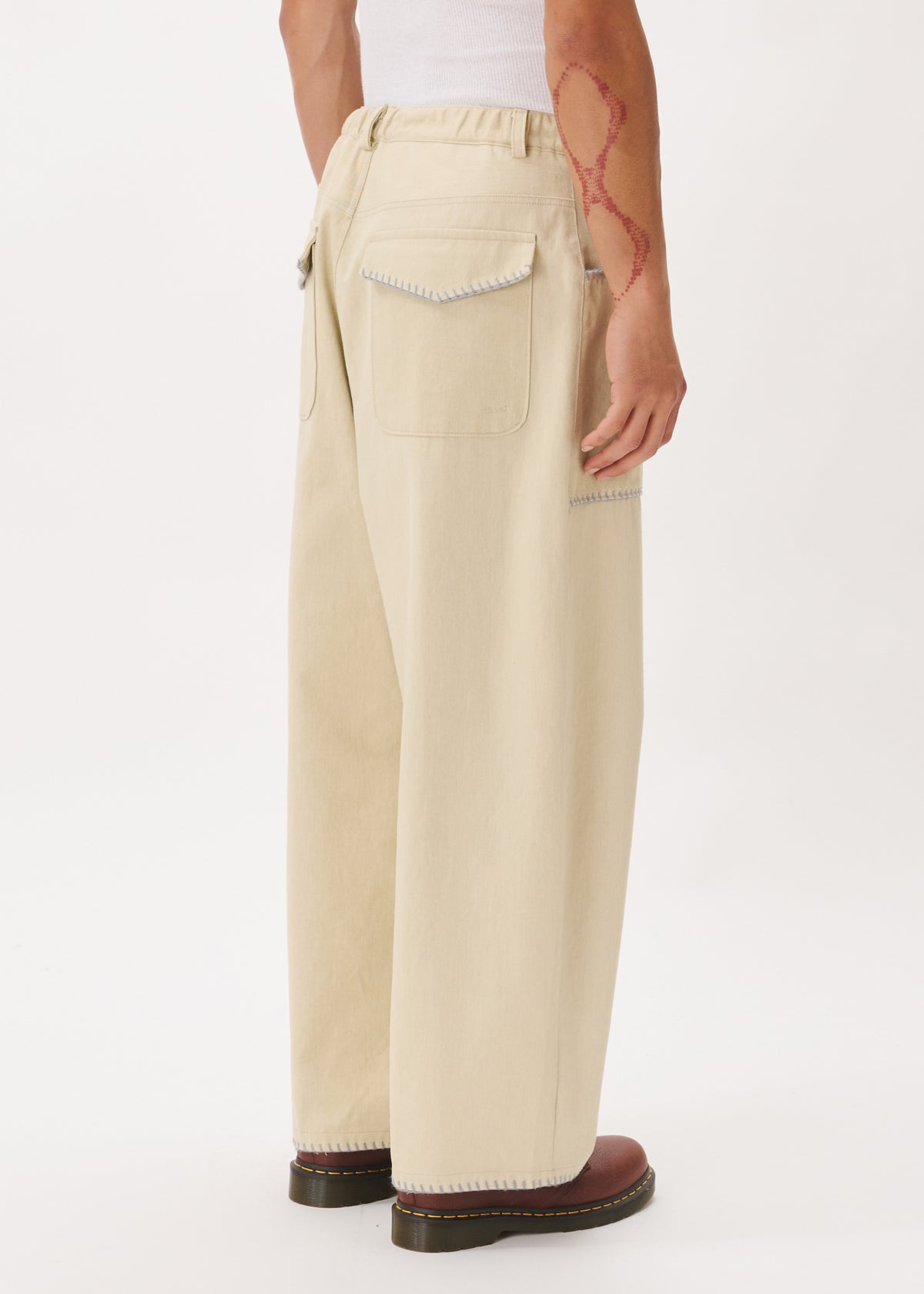Embroidery Pocket Pants
