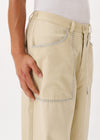 Embroidery Pocket Pants
