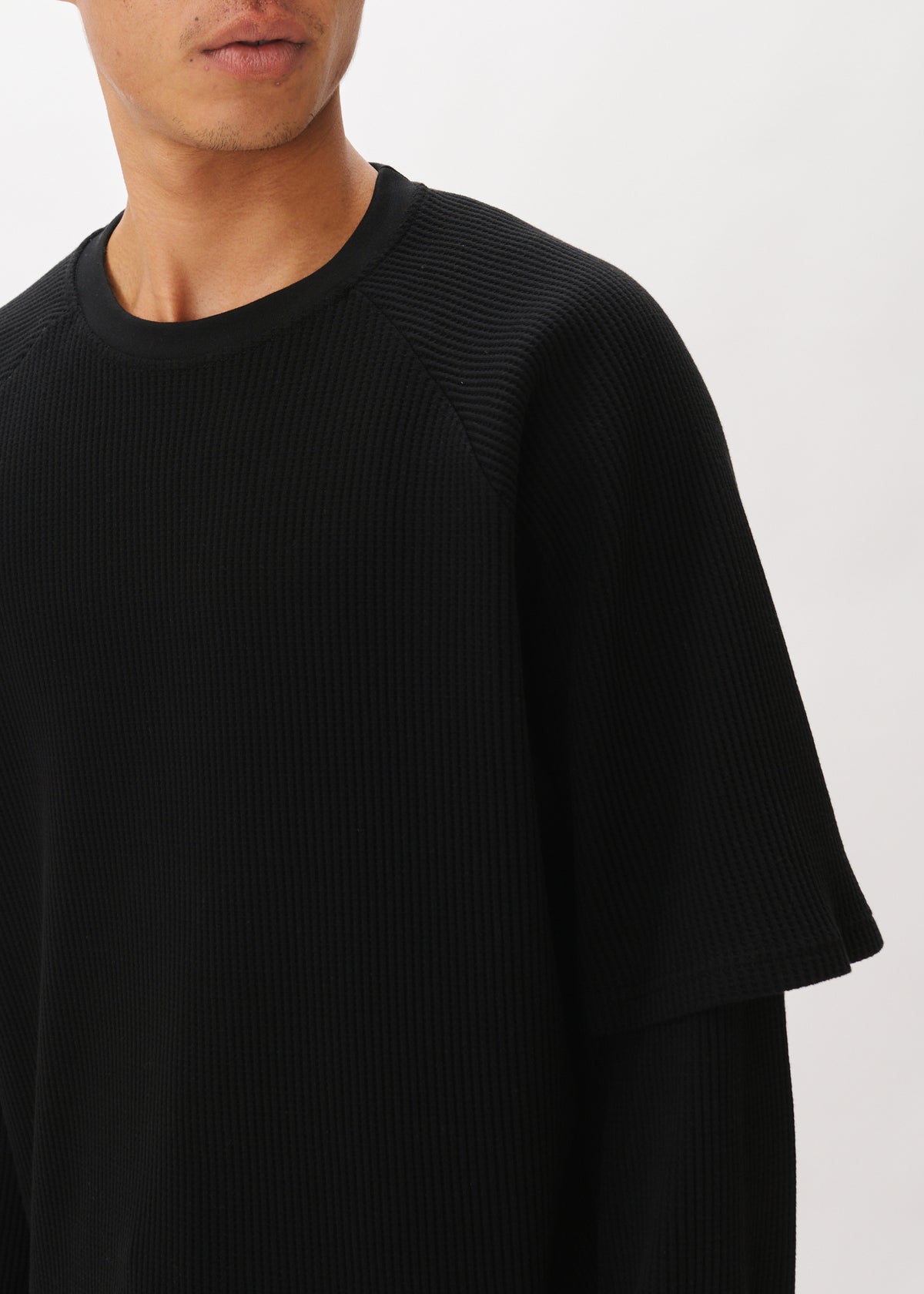 Layered Waffle Tee