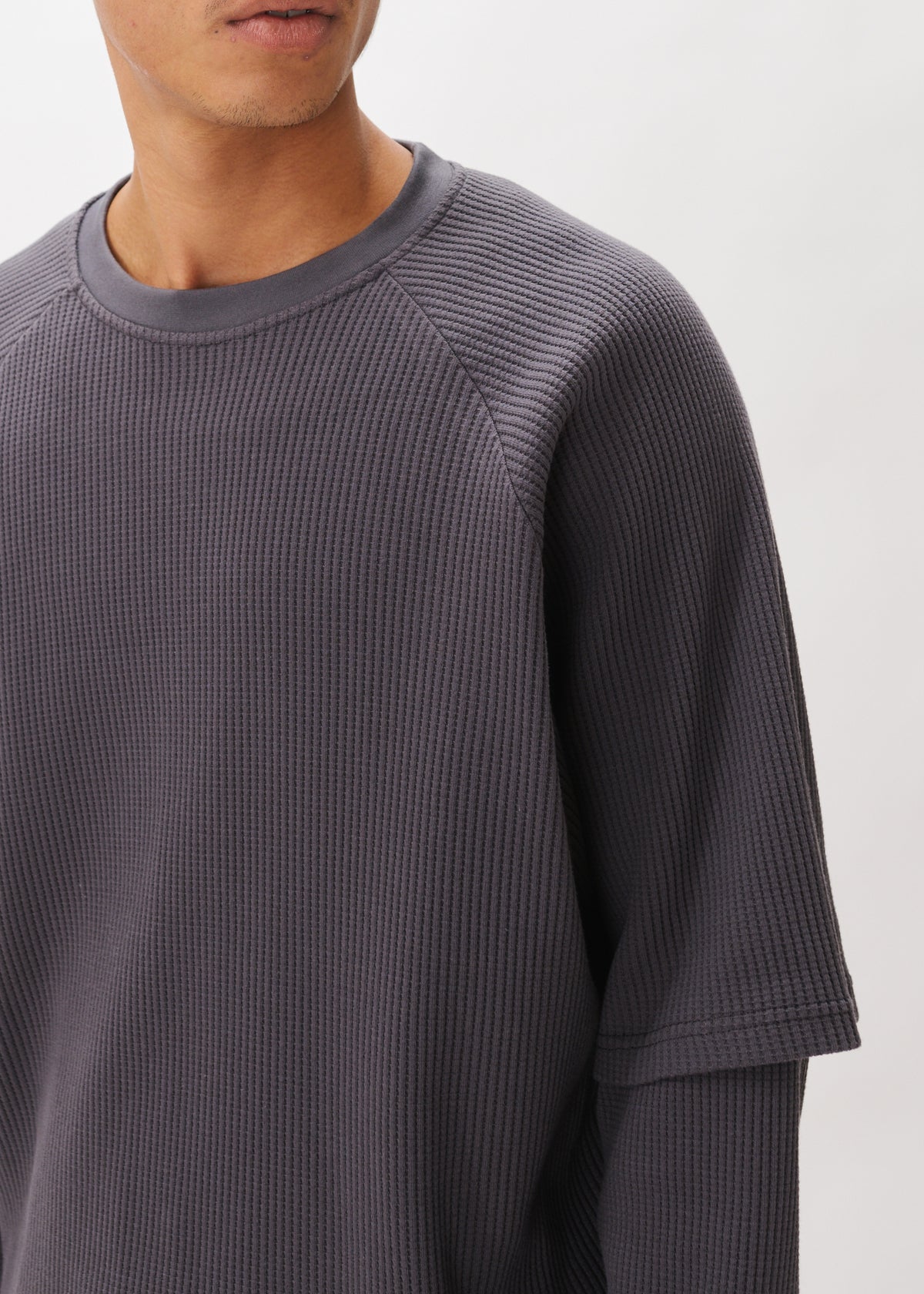 Layered Waffle Tee