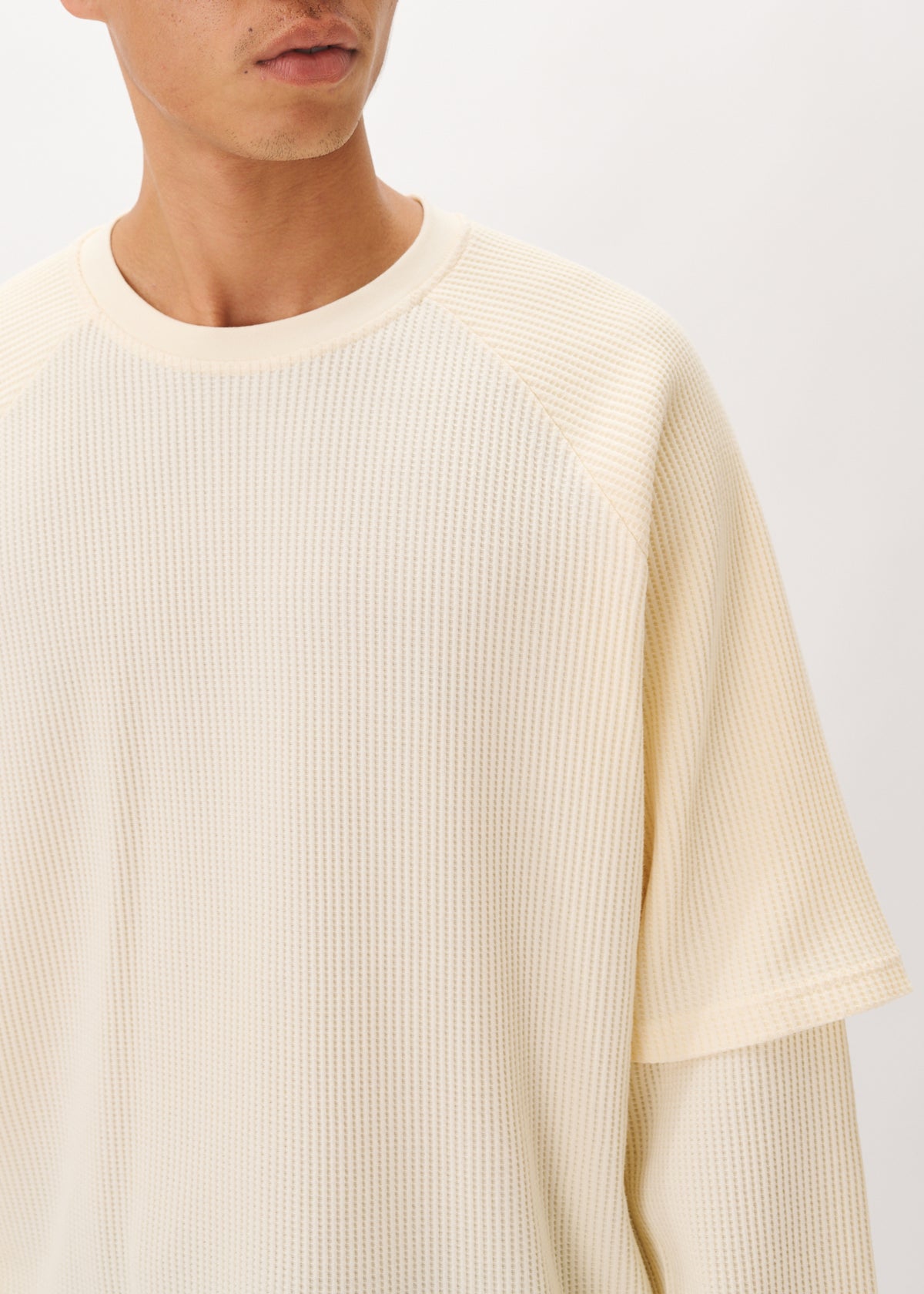 Layered Waffle Tee