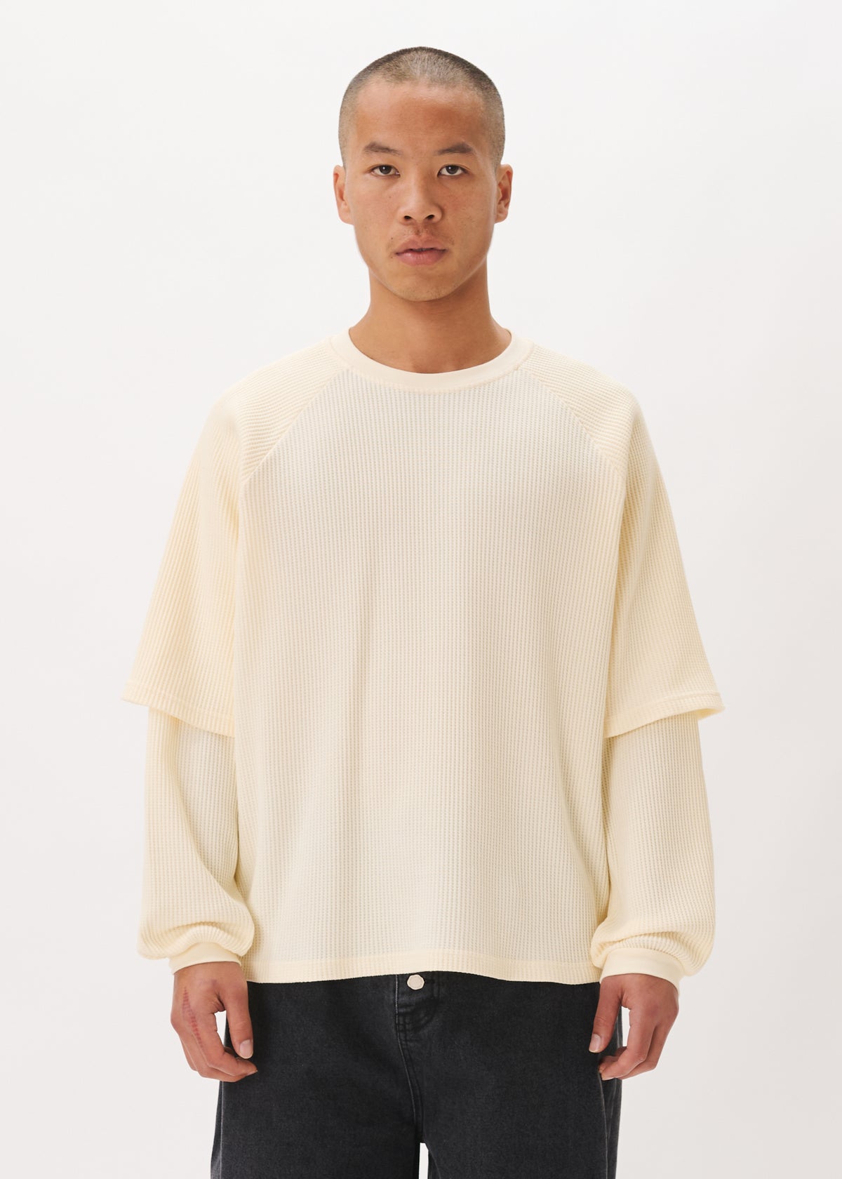 Layered Waffle Tee