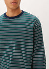 T-shirt à rayures à manches longues