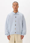 Cardigan à boutons dépareillés