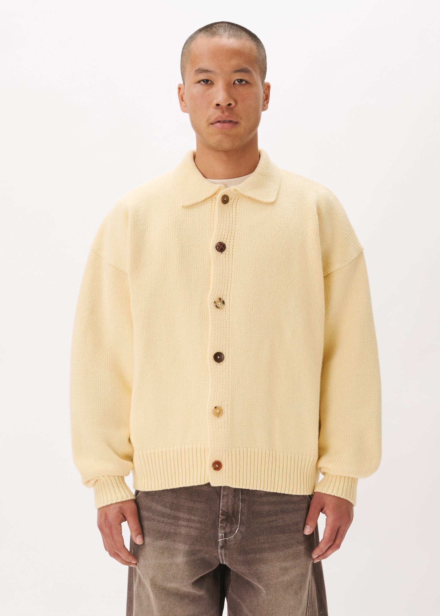 Mismatch Button Cardigan