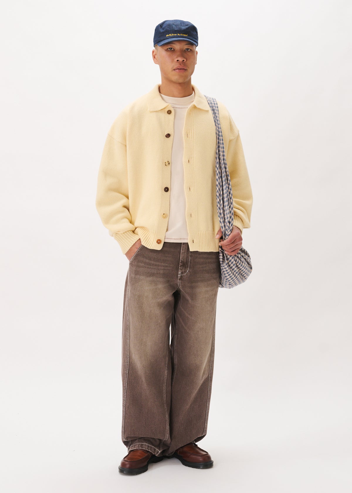 Mismatch Button Cardigan