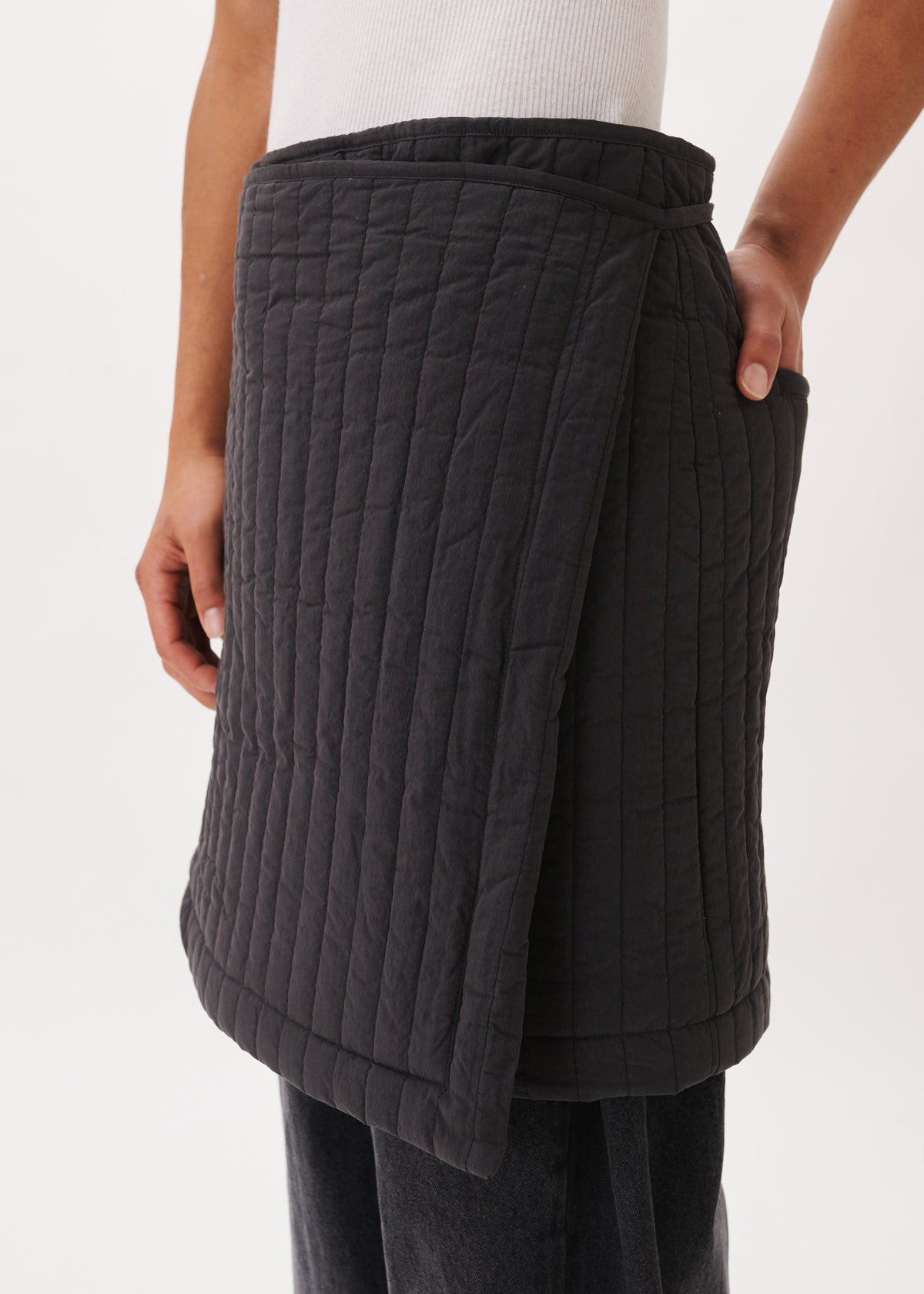 Padded Wrap Skirt