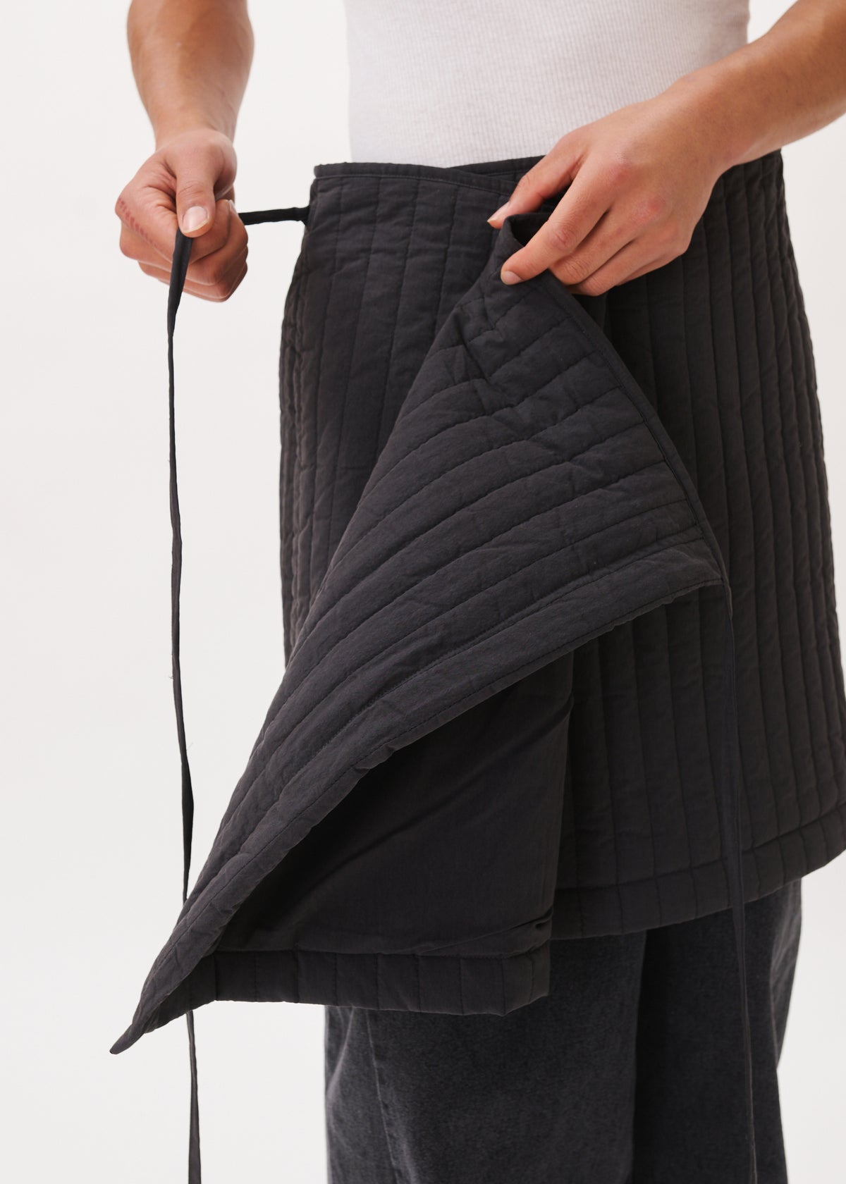 Padded Wrap Skirt