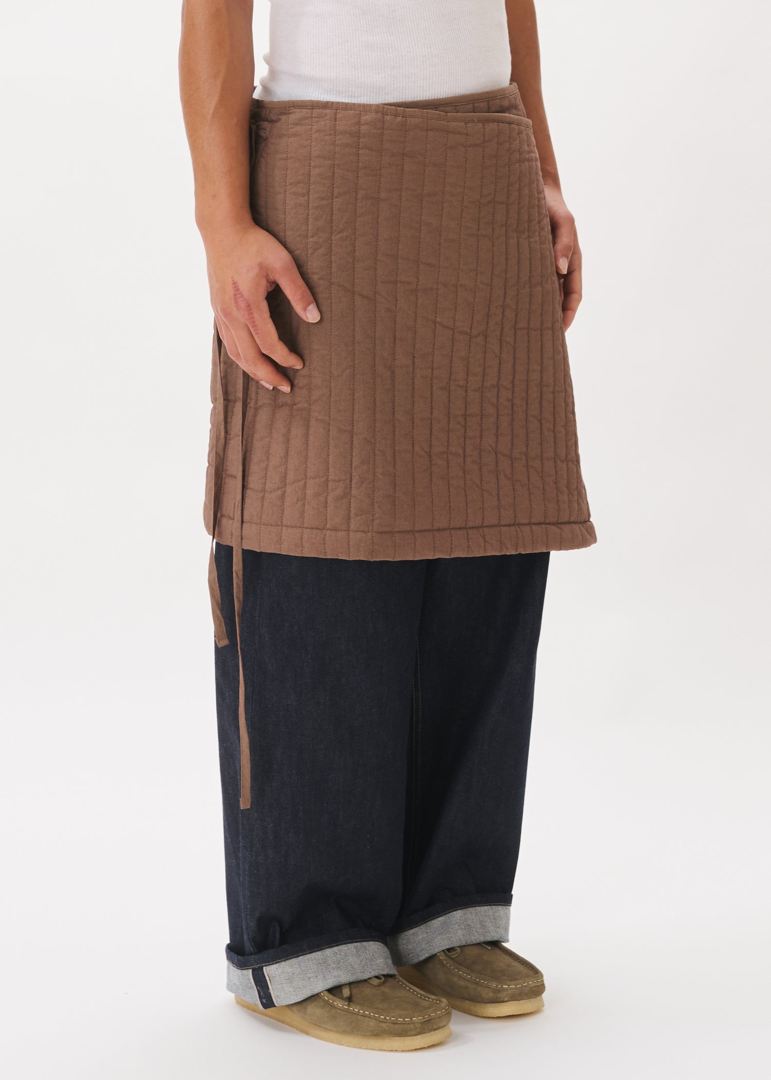 Padded Wrap Skirt
