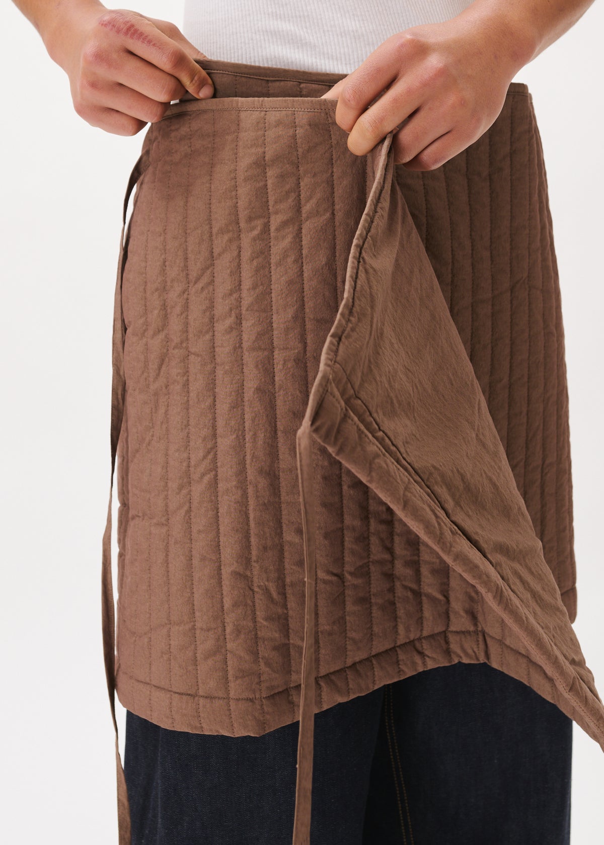 Padded Wrap Skirt