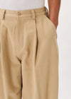 Pantalon ballon à plis