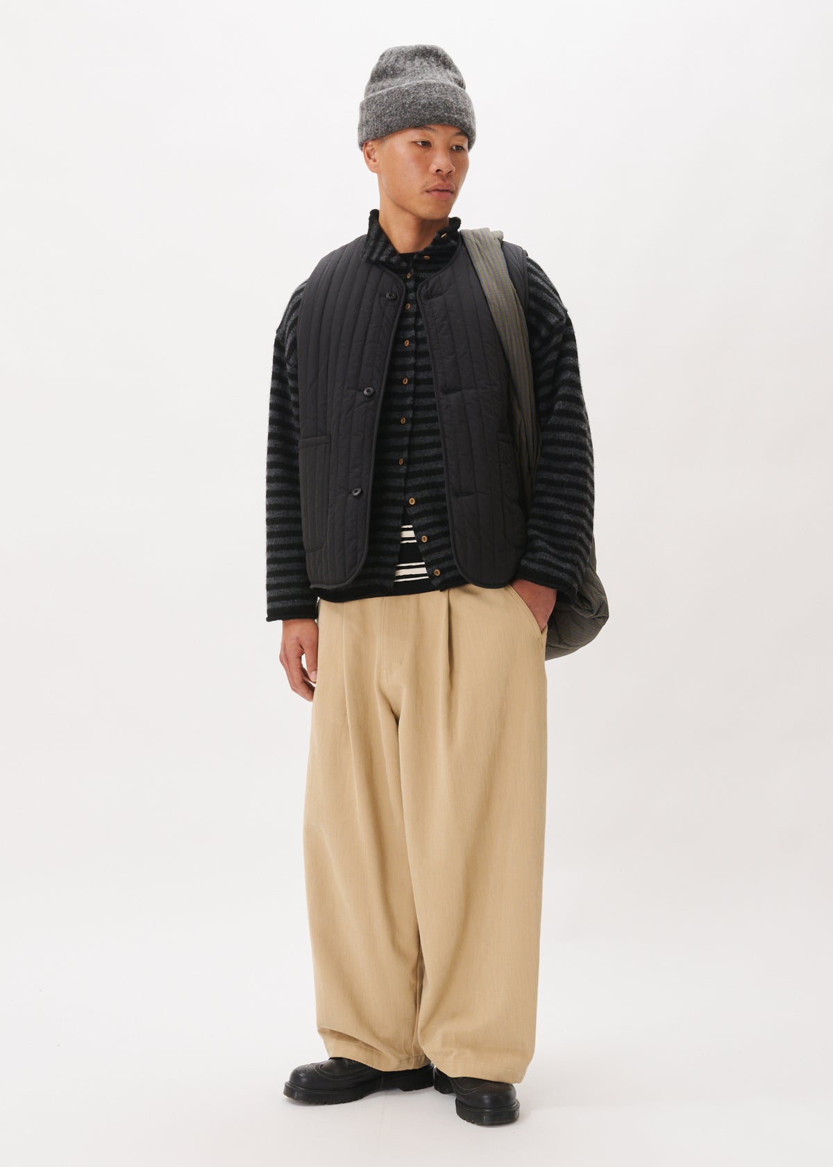 Pantalon ballon à plis
