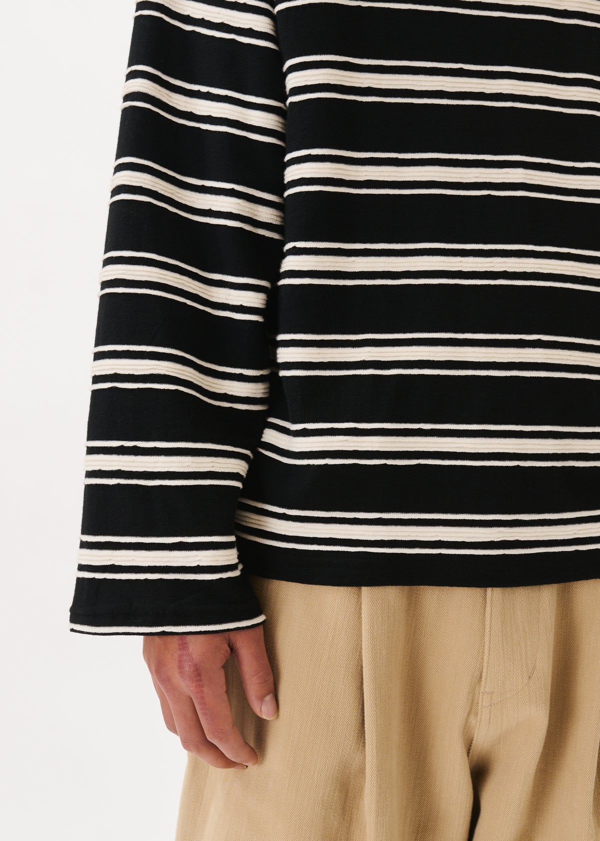 Textured Stripe Tee