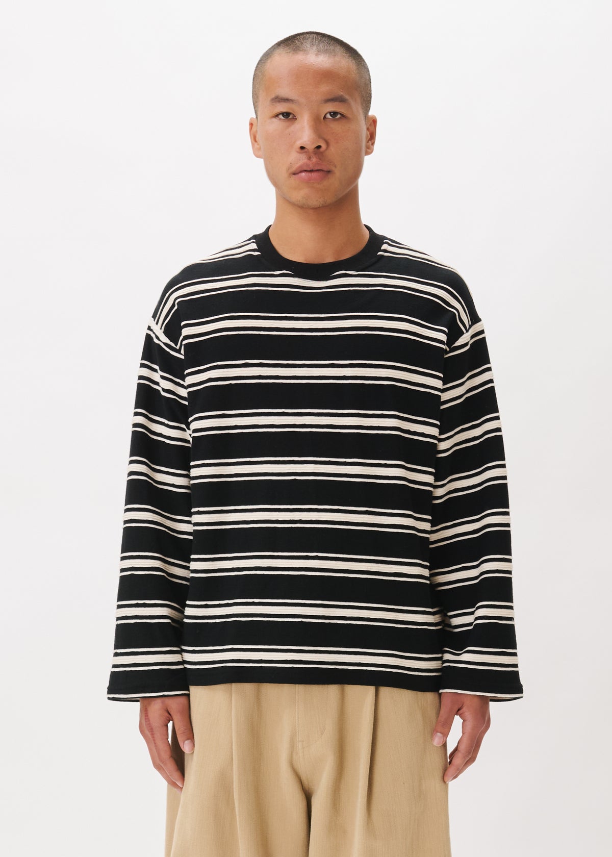 Textured Stripe Tee