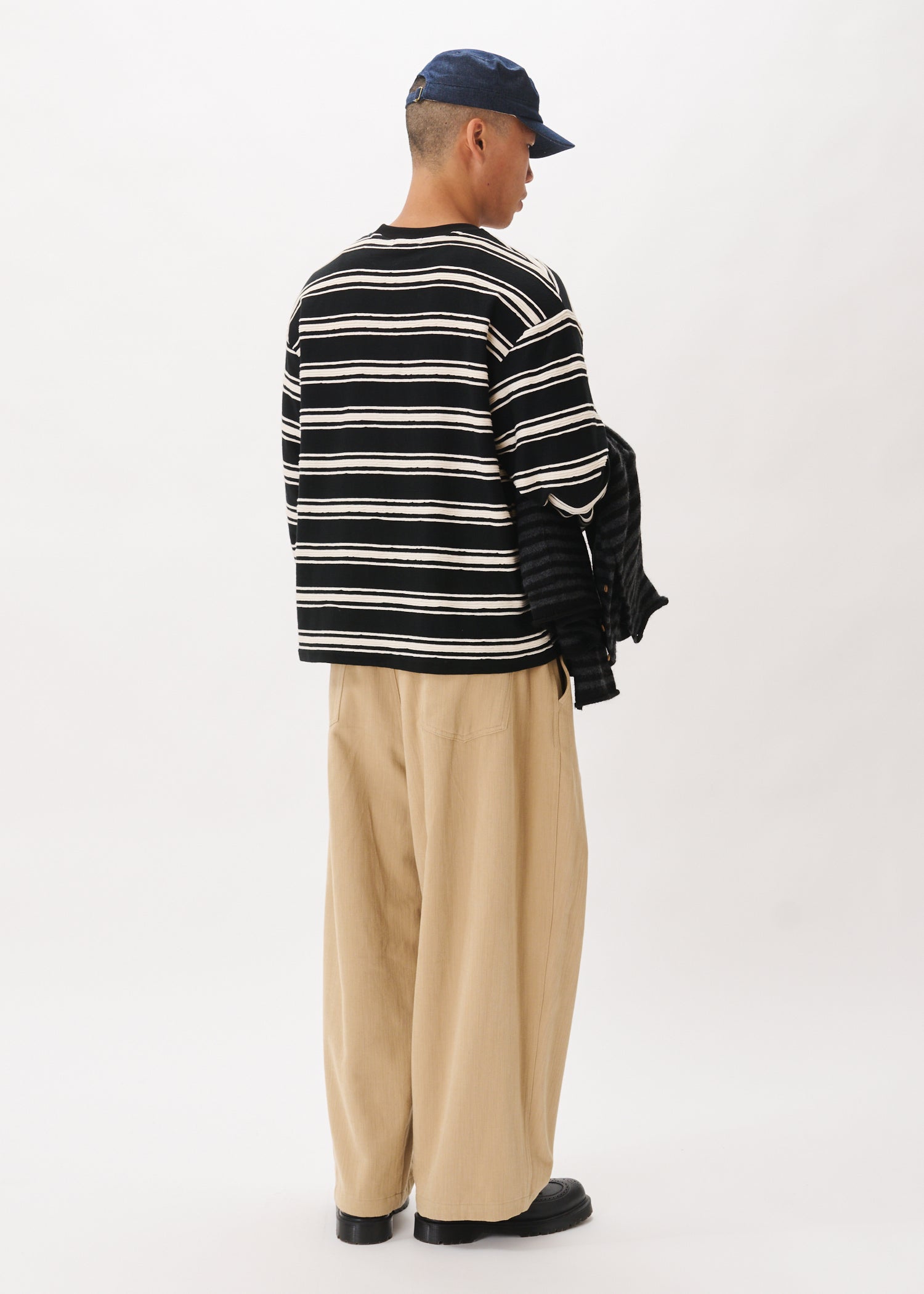 Textured Stripe Tee – Estudio Niksen