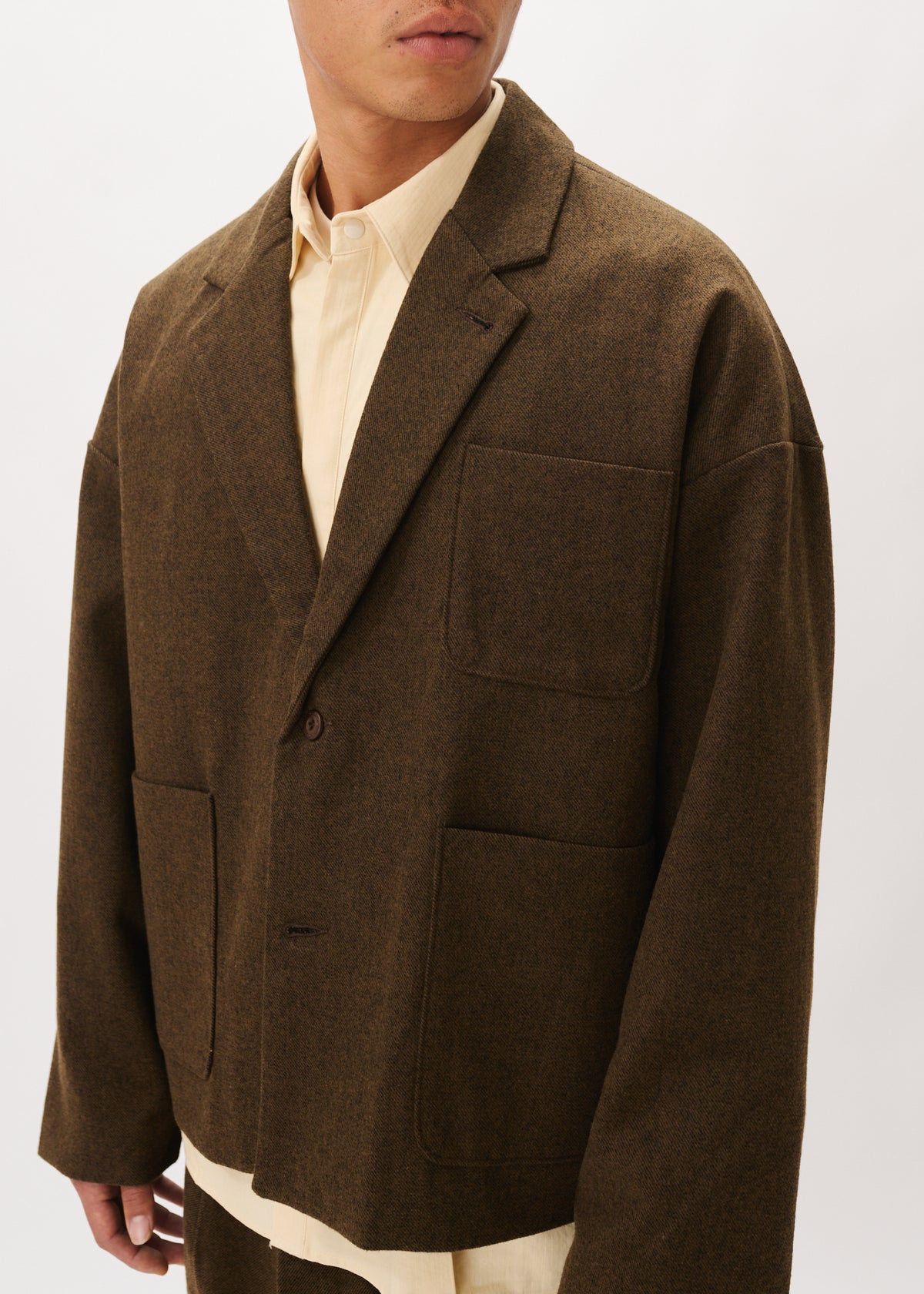 Wool Pocket Suit Jacket