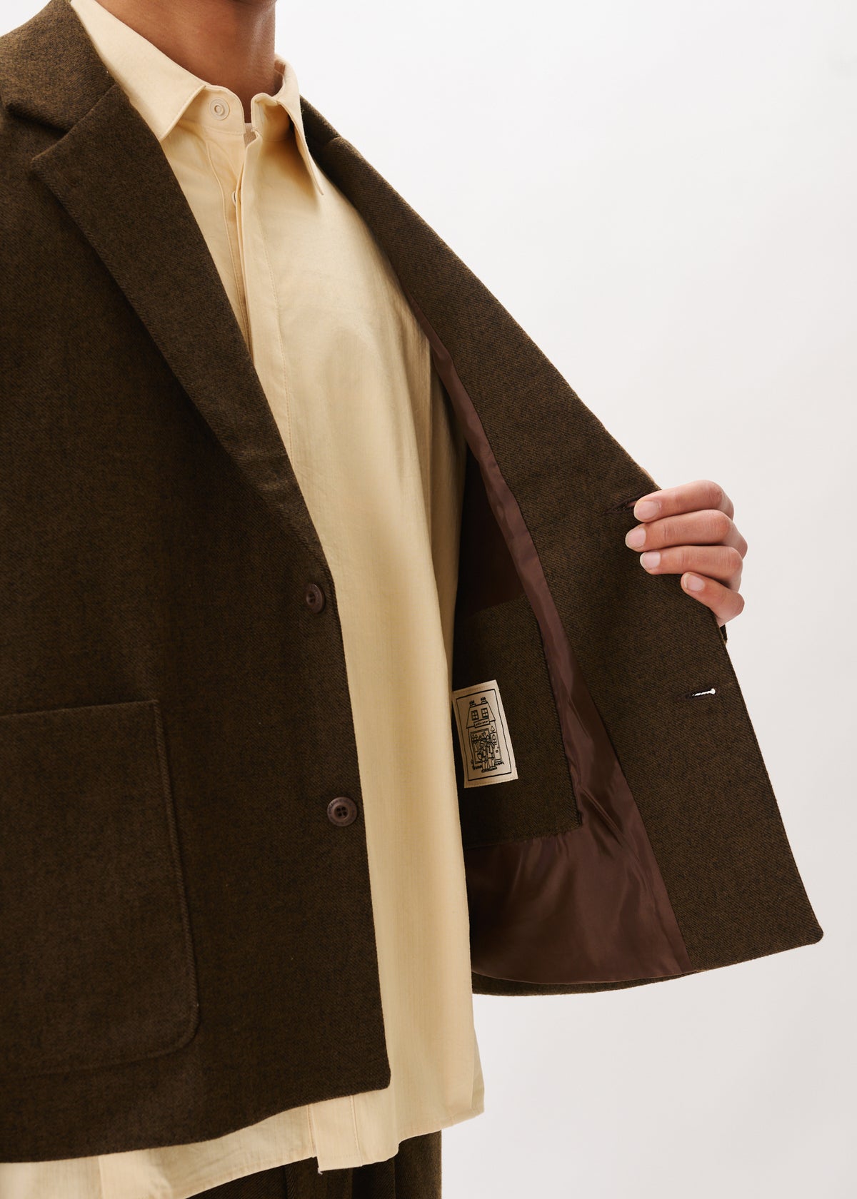 Wool Pocket Suit Jacket