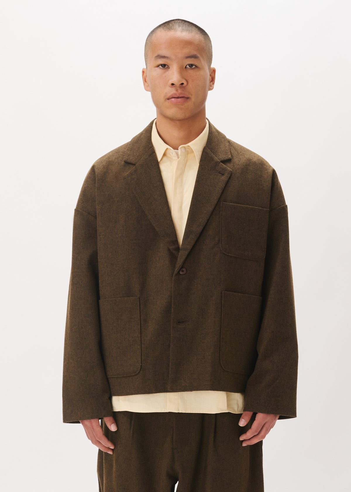 Wool Pocket Suit Jacket