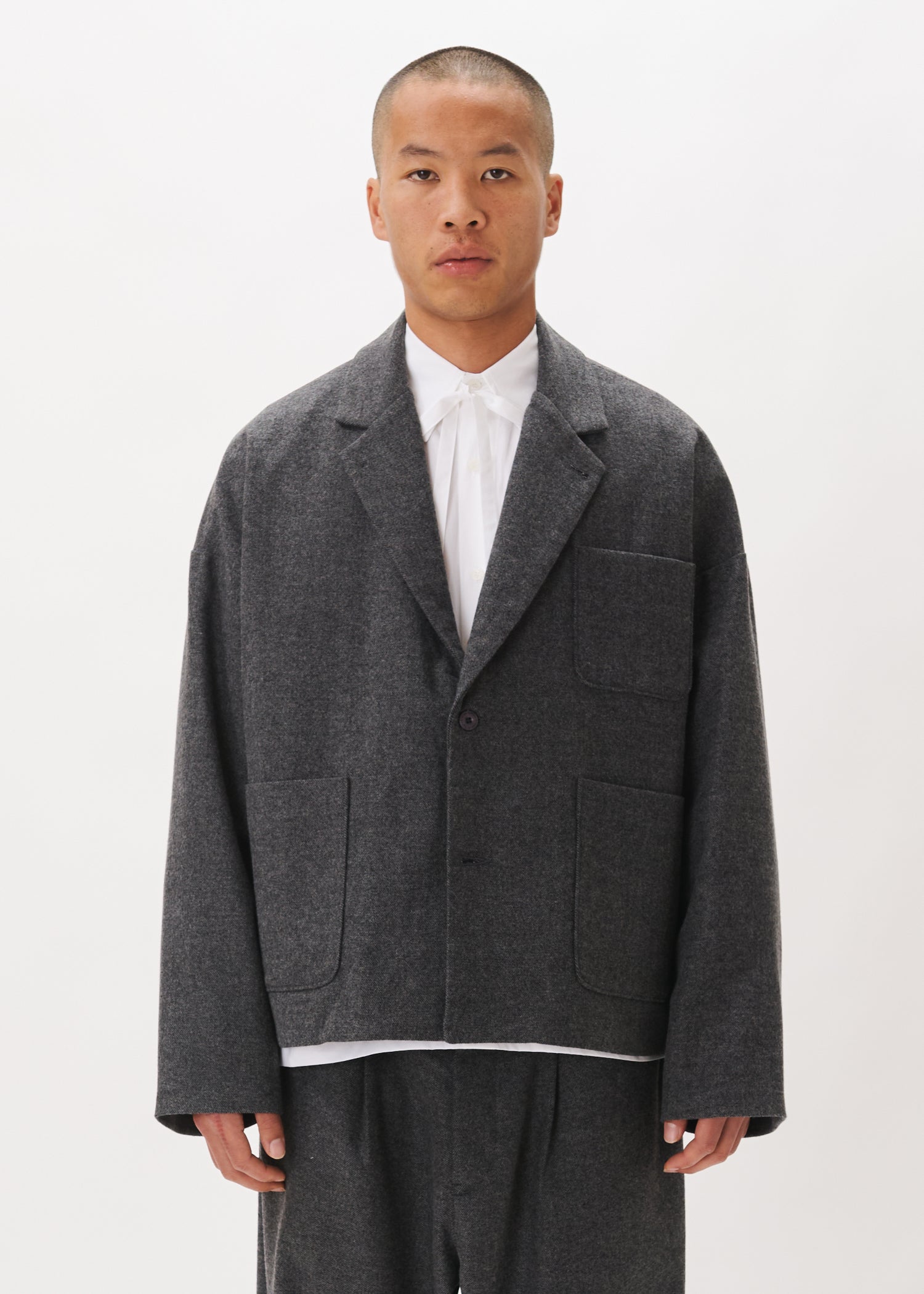 Wool Pocket Suit Jacket
