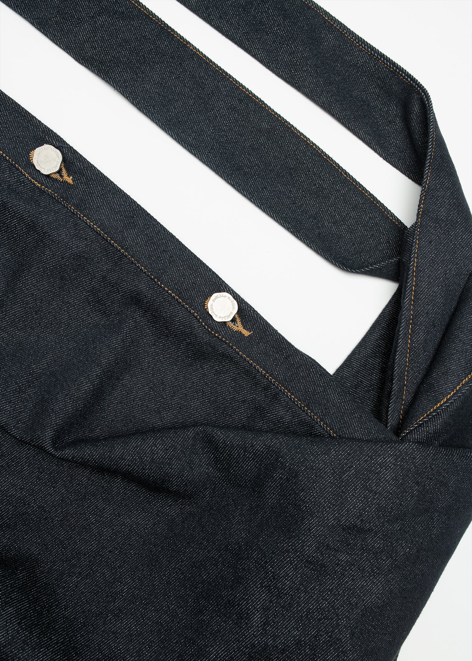 Sac en denim brut à trois voies