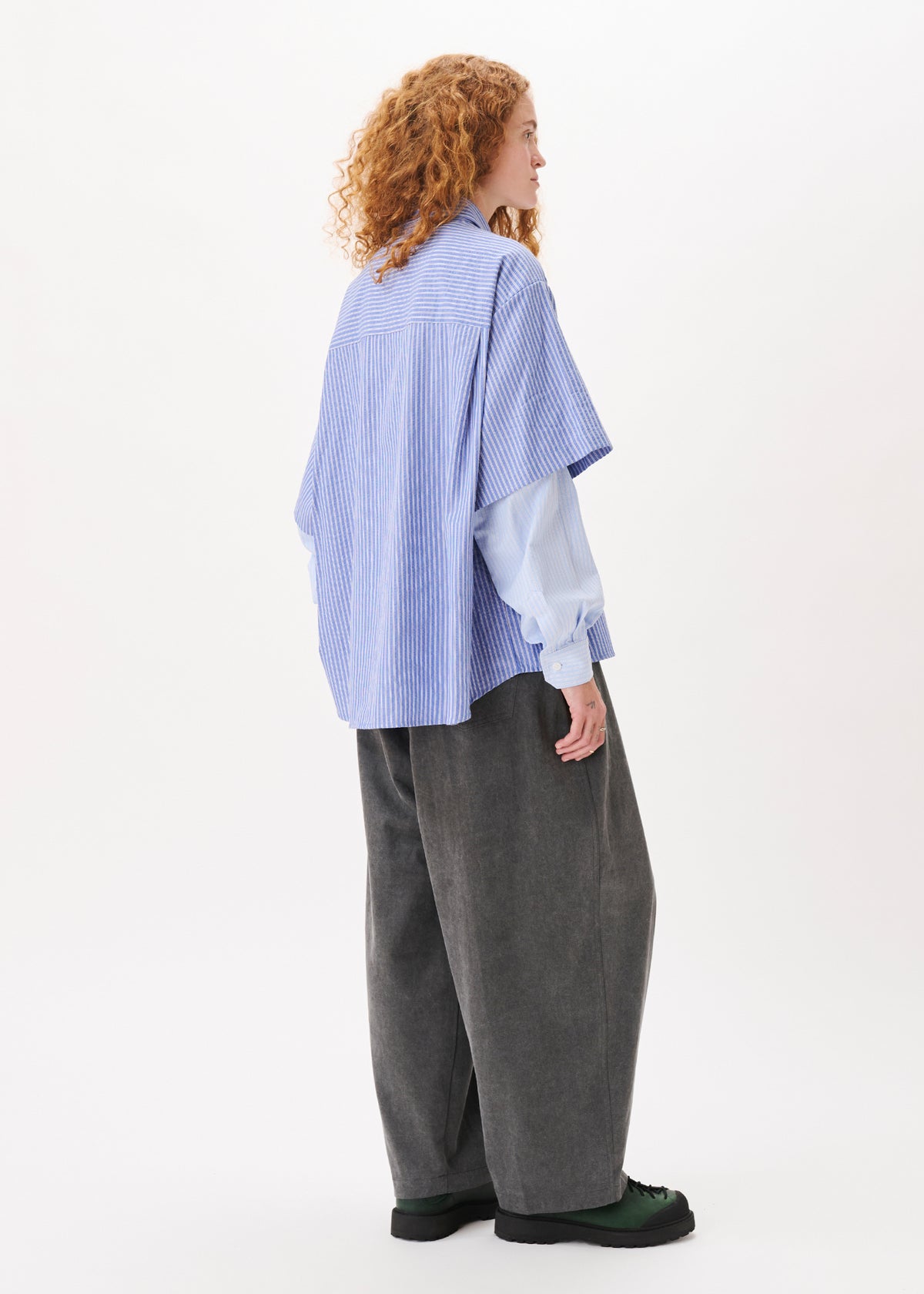Button Up Layered Shirt