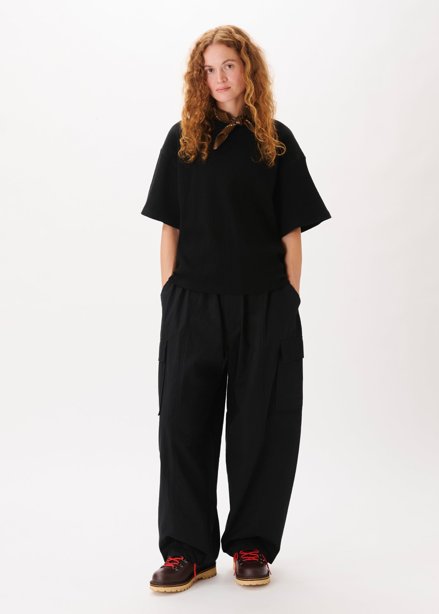 Cropped Waffle Tee