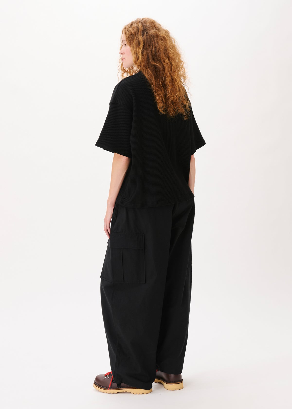 Cropped Waffle Tee
