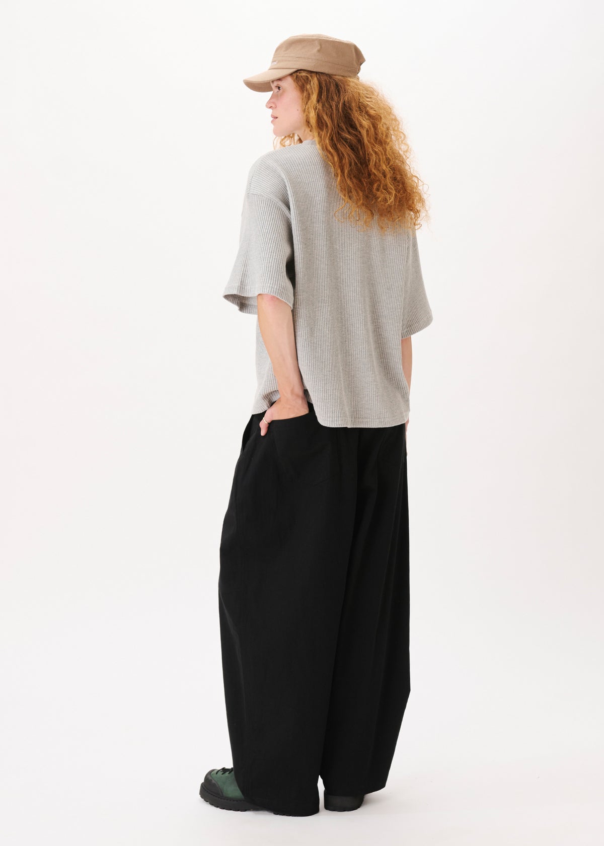 Cropped Waffle Tee