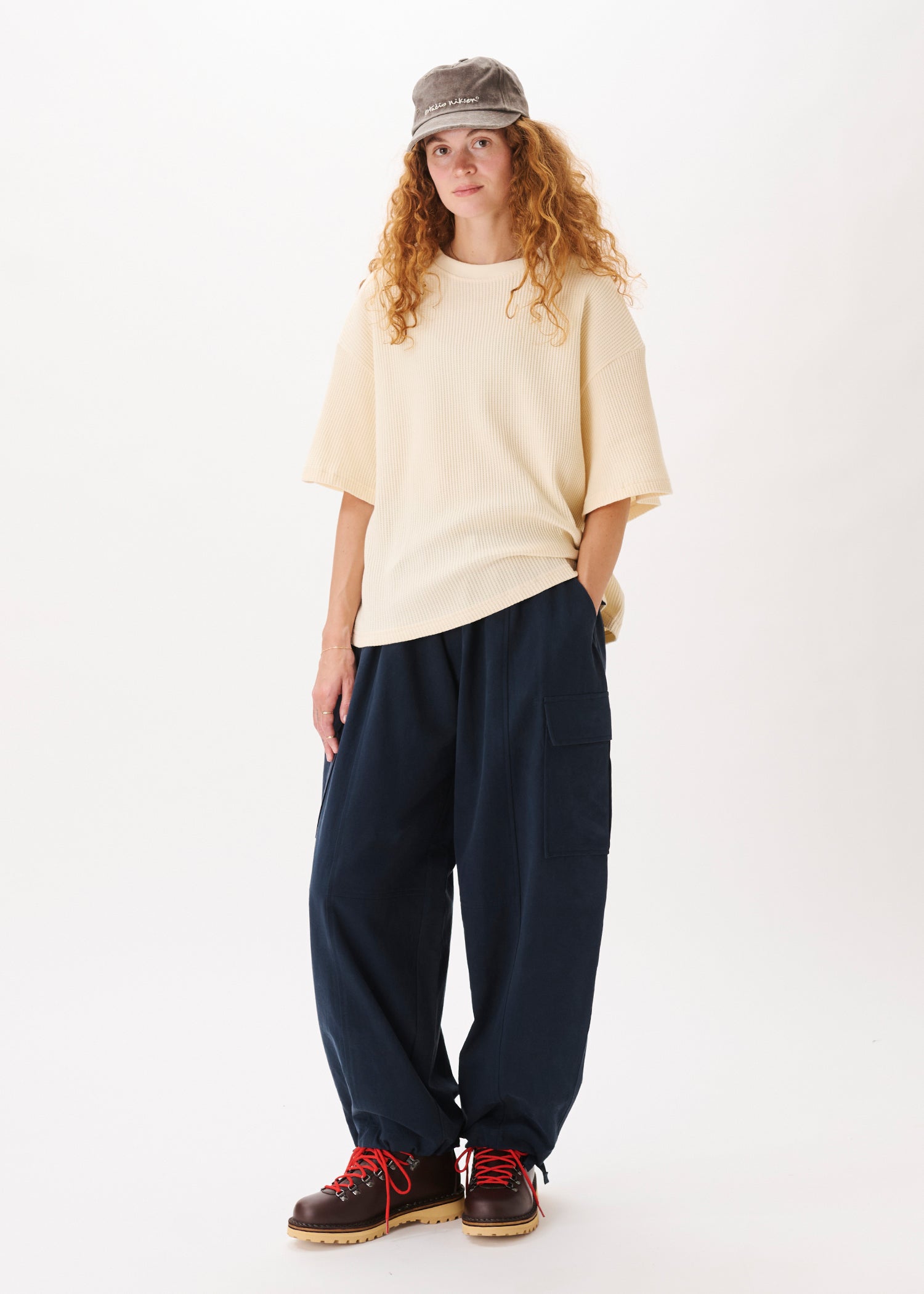 Cropped Waffle Tee