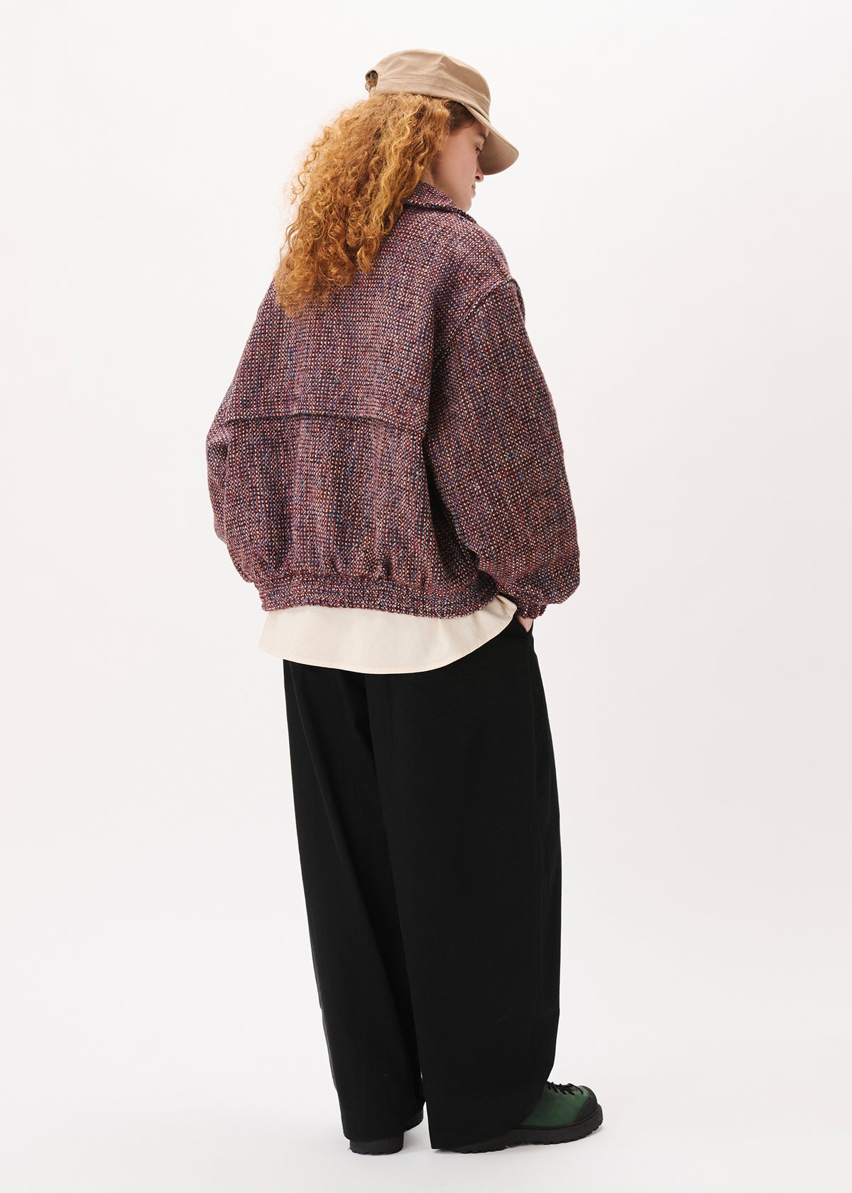 Herringbone Balloon Trousers