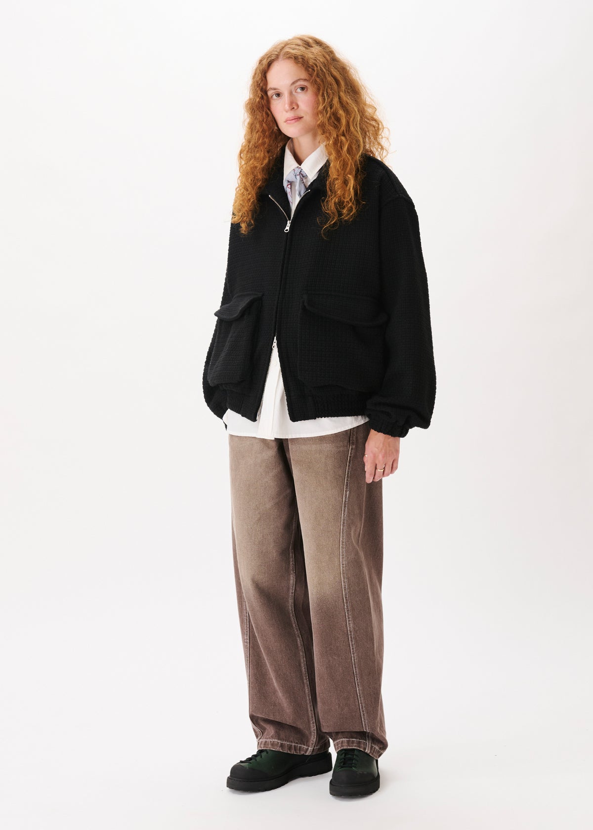 Tweed Bomber Jacket