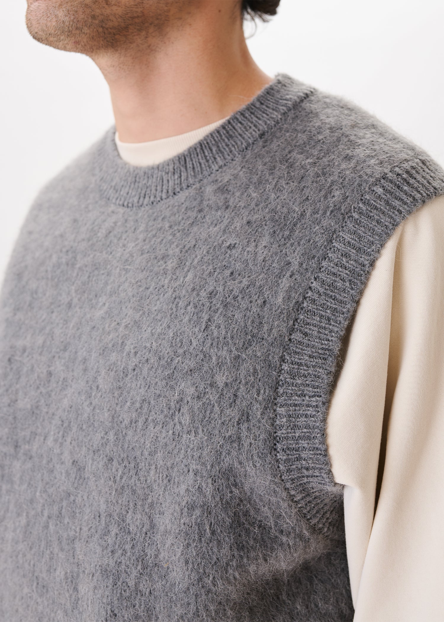Alpaca Knit Vest – Estudio Niksen Alpaca Knit Vest – Estudio Niksen