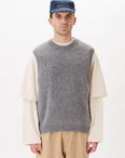 Gilet en tricot d'alpaga