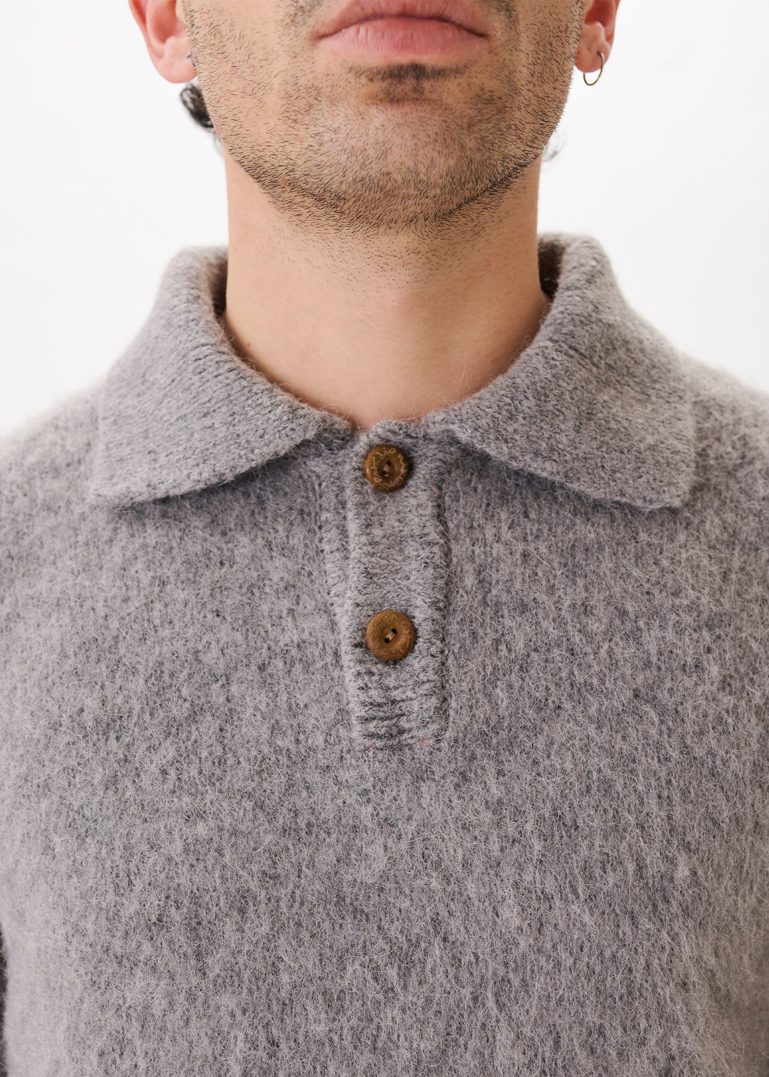 Alpaca Polo Sweater – Estudio Niksen