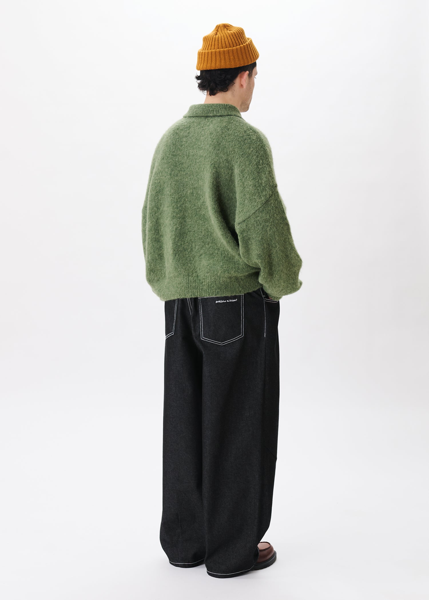 Alpaca Polo Sweater – Estudio Niksen