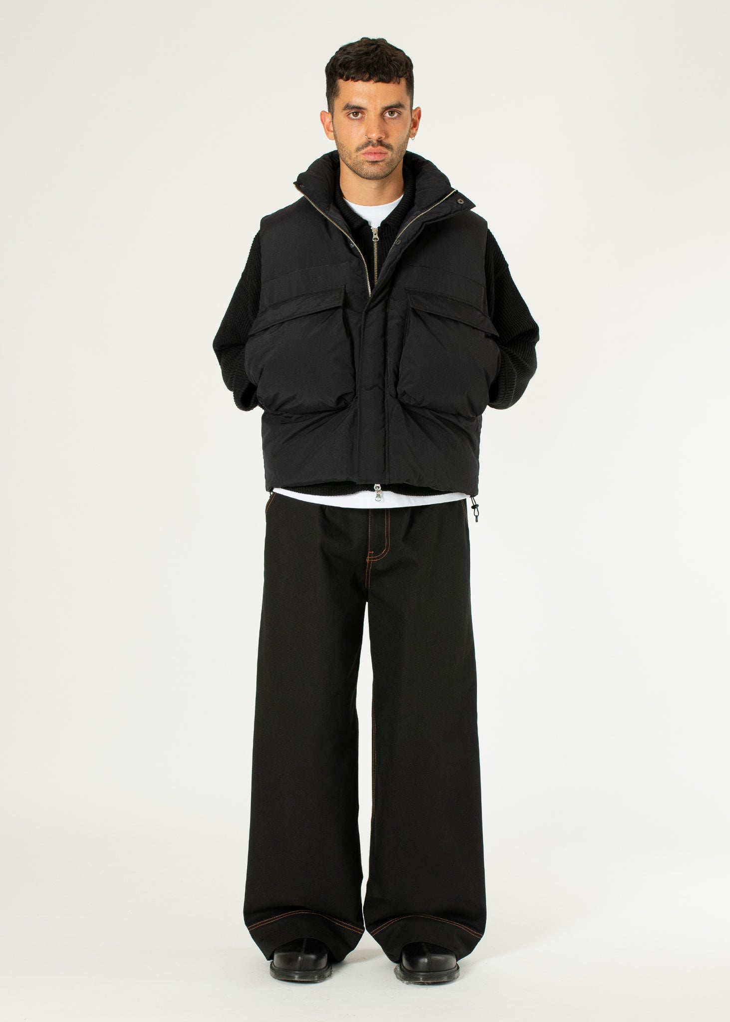 Big Hem Denim Jeans