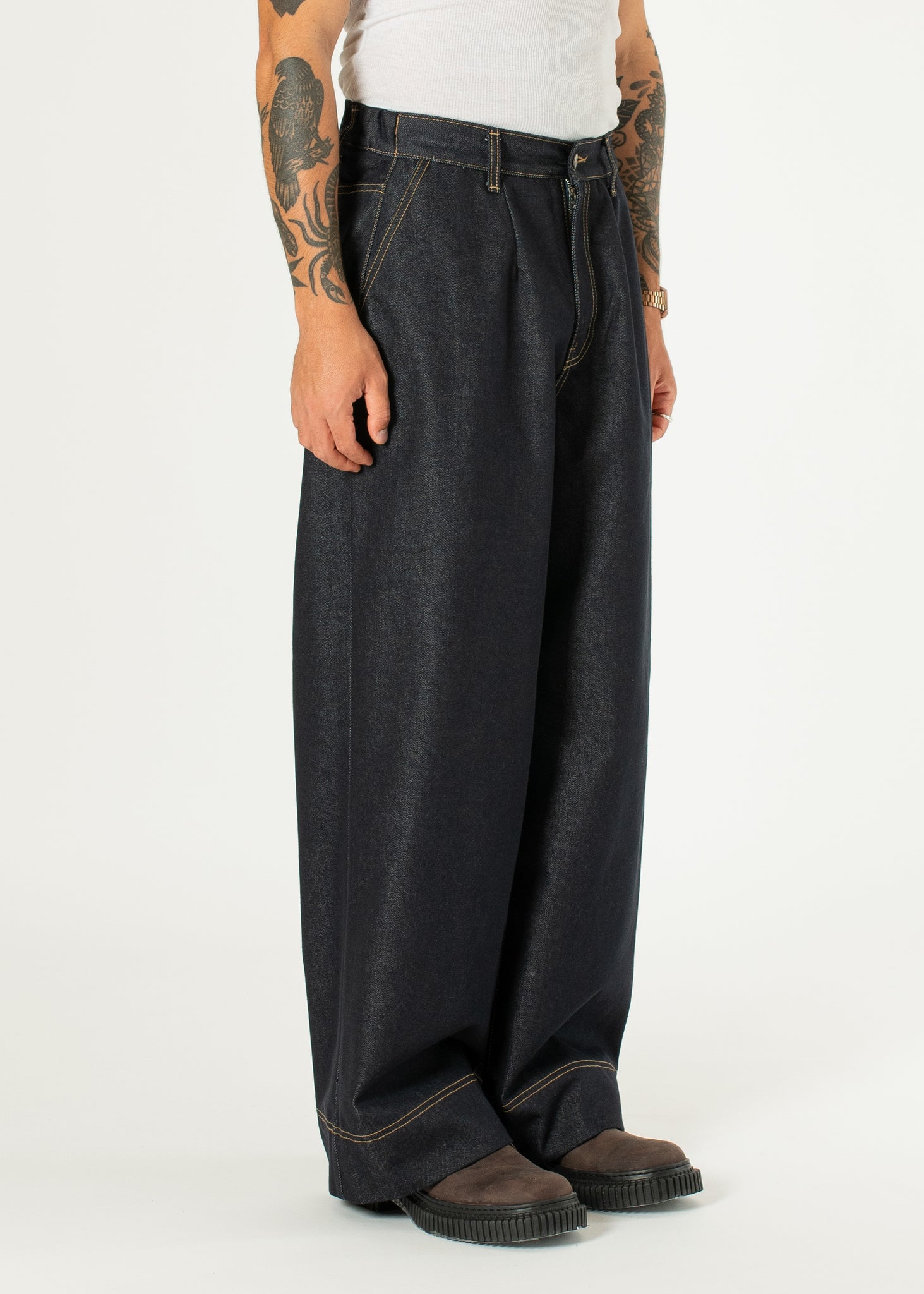 Big Hem Denim Jeans