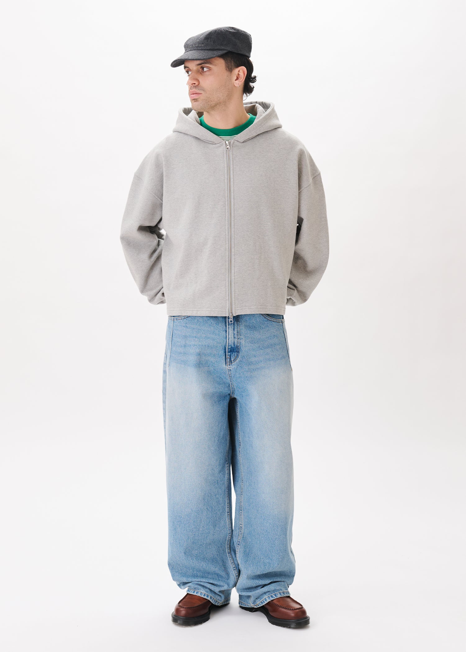 Boxy Zip-up Hoodie – Estudio Niksen