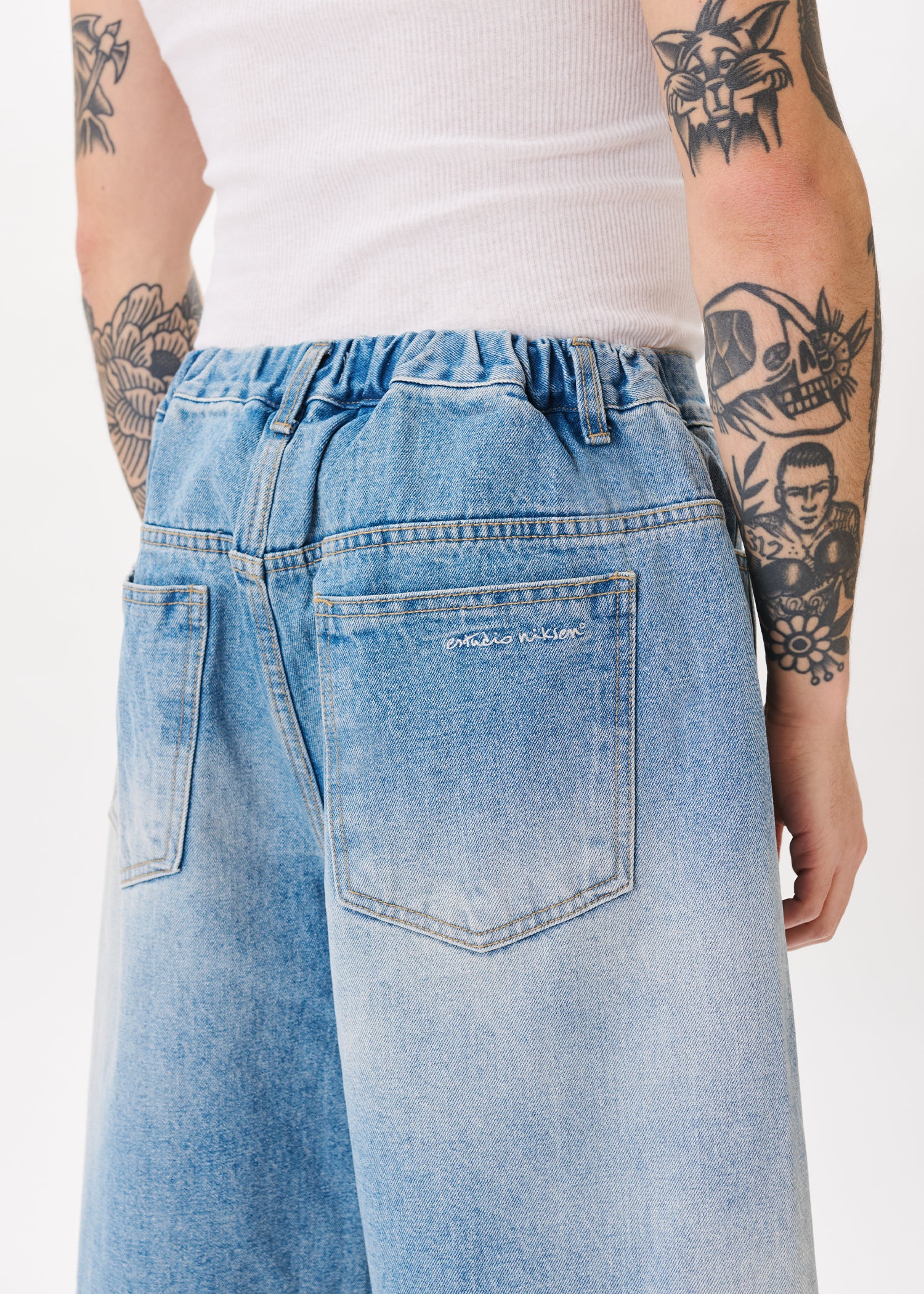 Half-dart Denim Shorts – Estudio Niksen
