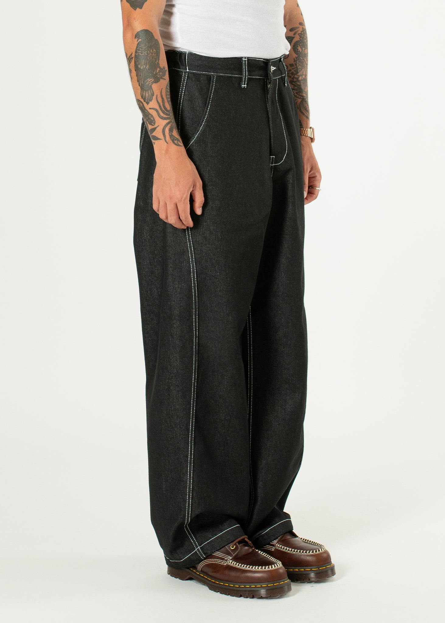 Raw Denim In-stitch Jeans