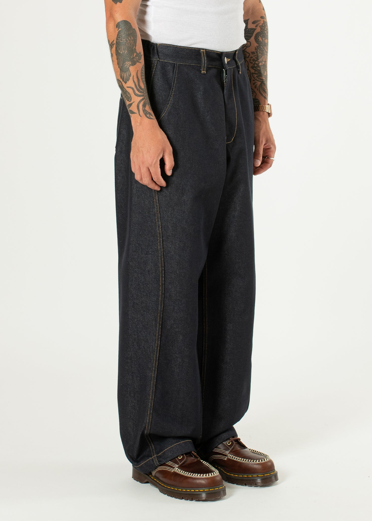 Raw Denim In-stitch Jacket – Estudio Niksen