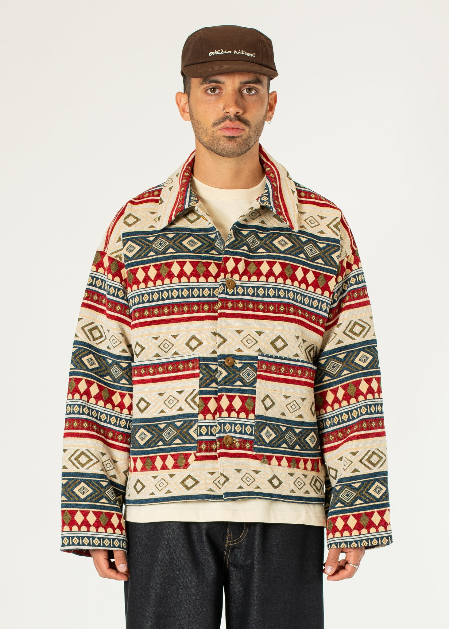 Jacquard Pattern Jacket