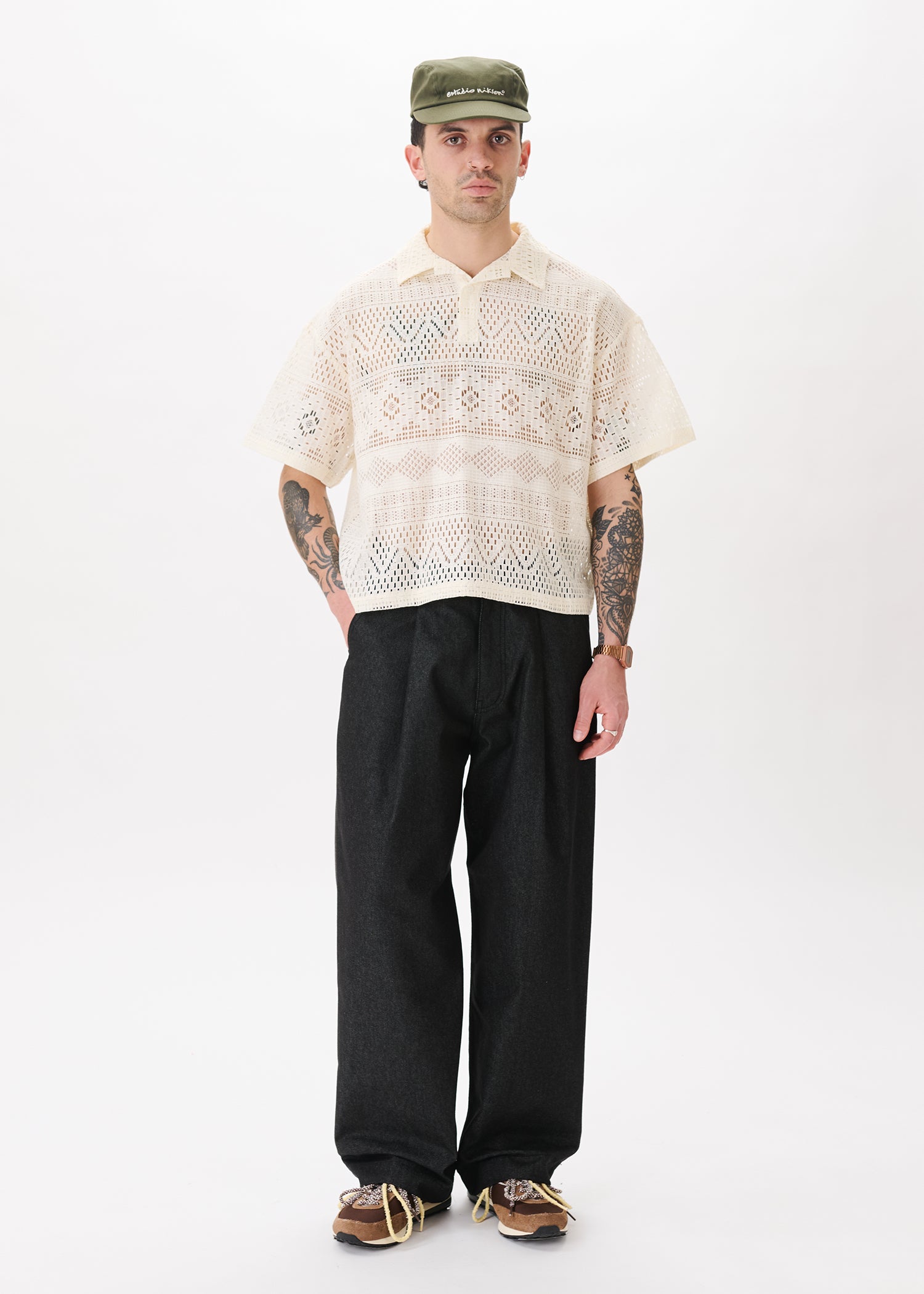 Lace Polo Shirt – Estudio Niksen