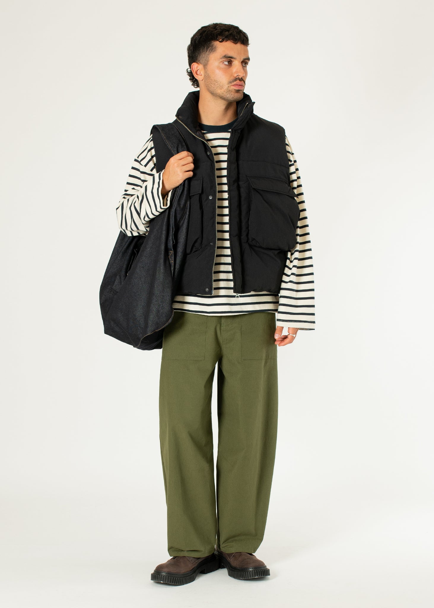 Patch Pocket Balloon Pants