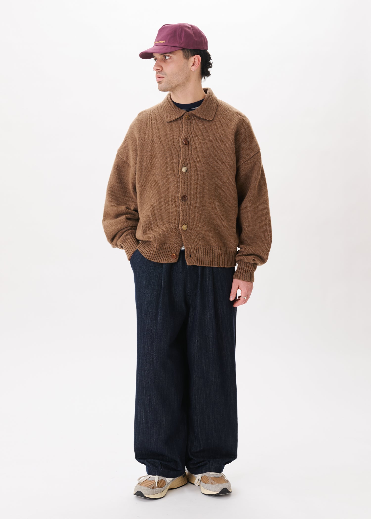 Mismatch Button Cardigan – Estudio Niksen