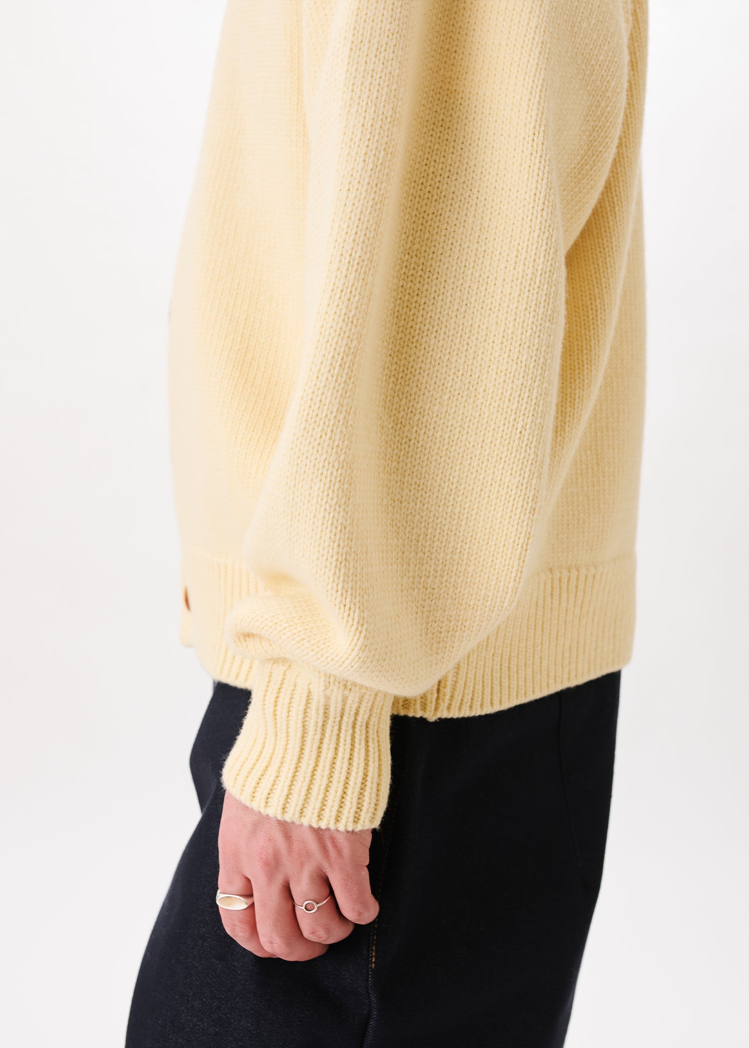 Mismatch Button Cardigan