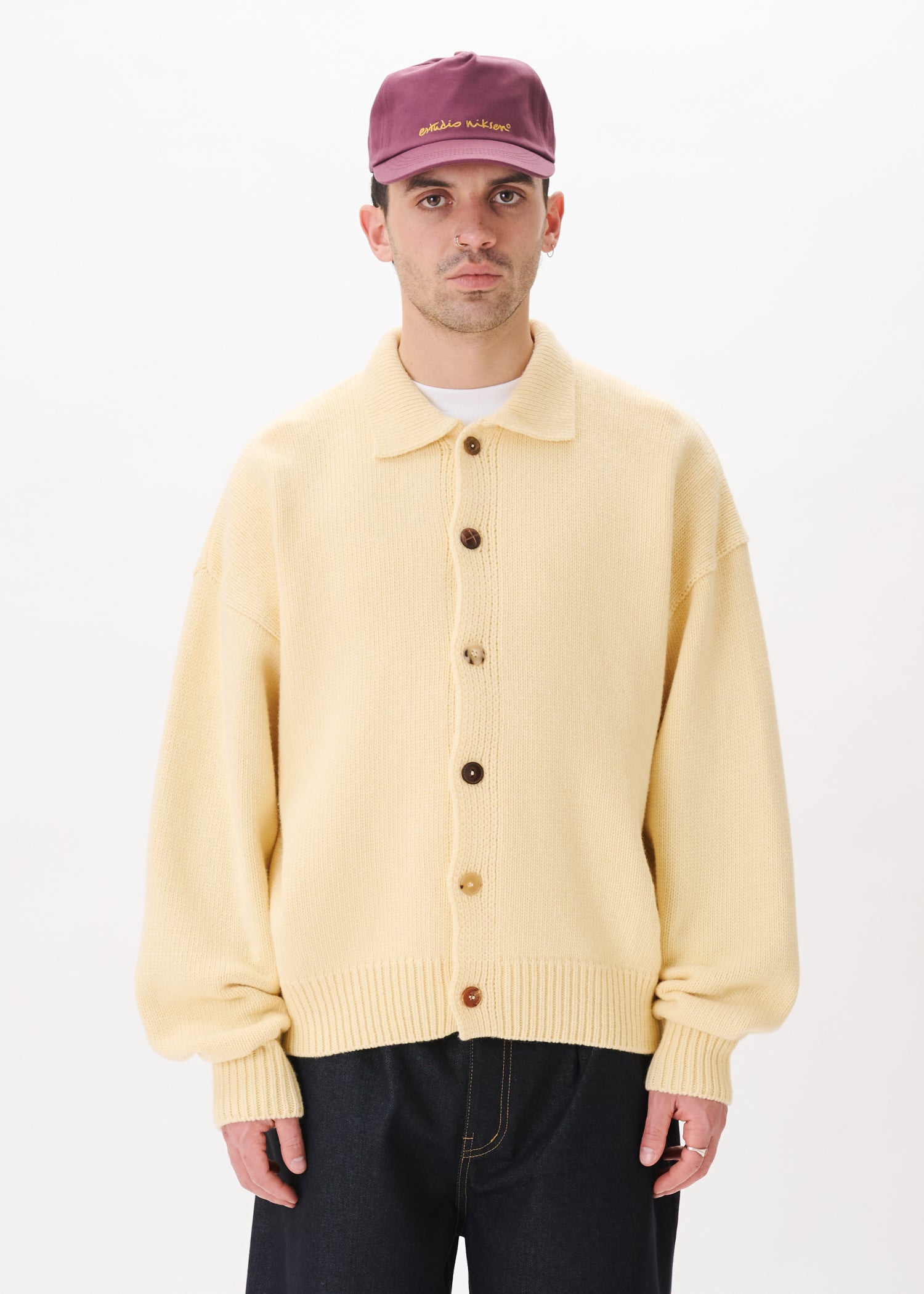 Mismatch Button Cardigan – Estudio Niksen