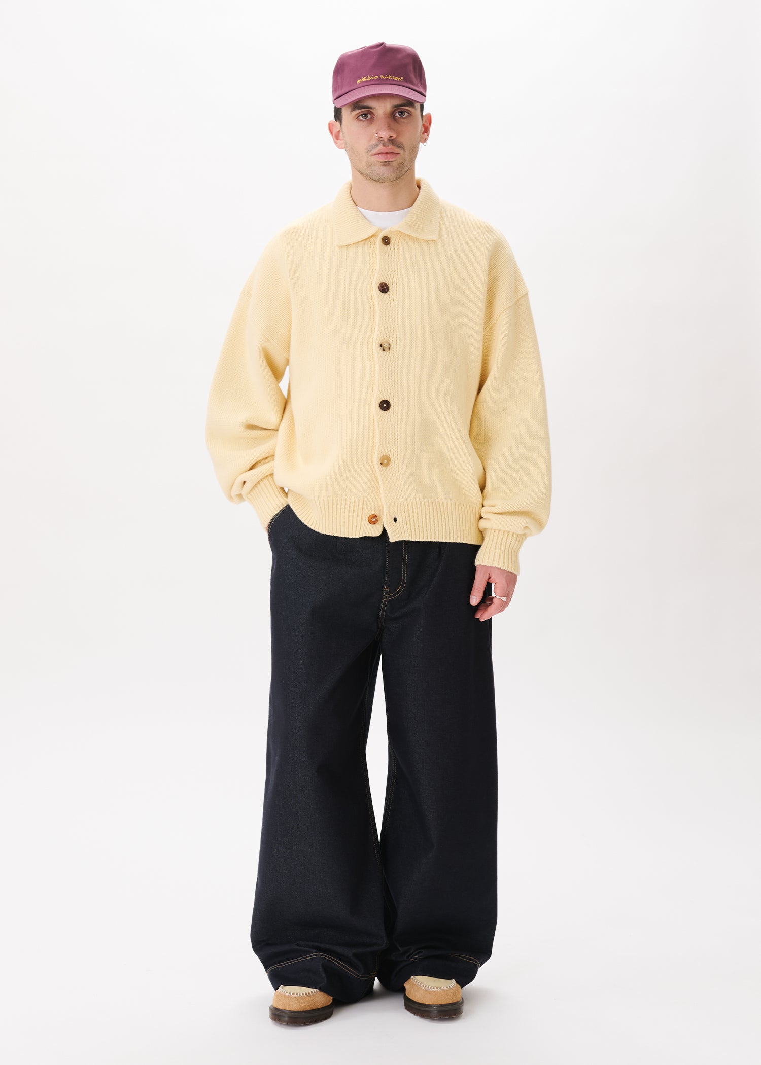 Mismatch Button Cardigan