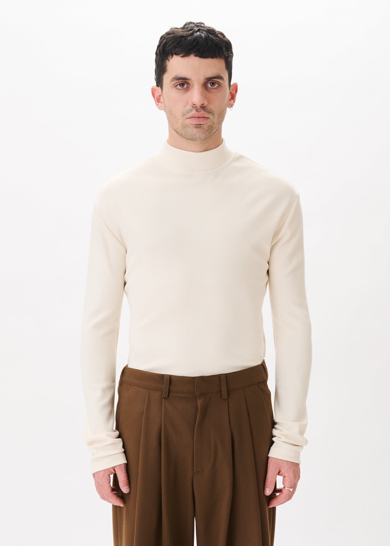 Mock-neck Thermal Top