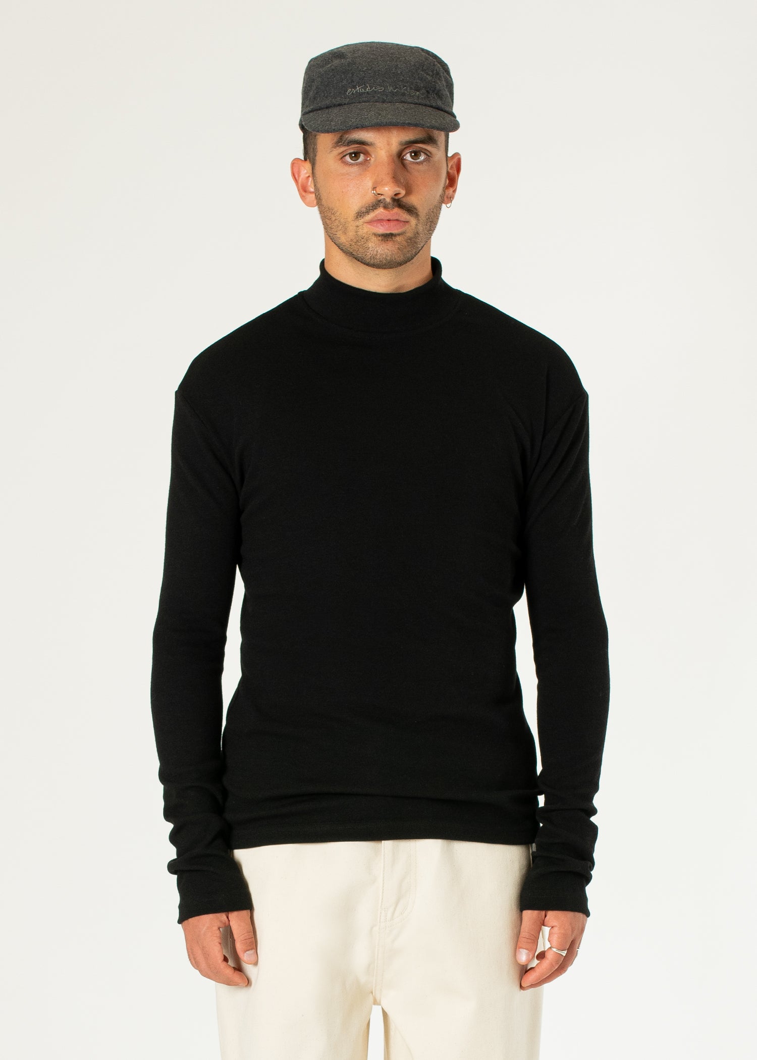 Mock-neck Thermal Top